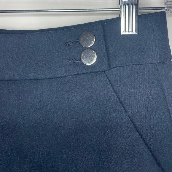 Navy Blue High Waisted Shorts - Picture 4 of 5